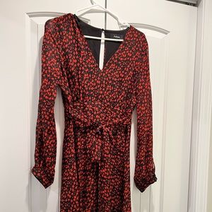 Baltic Born black and red floral maxi